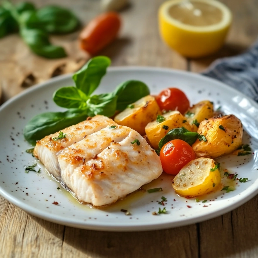 Запечена риба з овочами